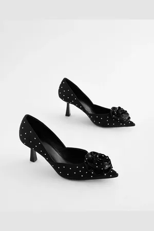 Next Forever Comfort Jewel Corsage Point Toe Heels