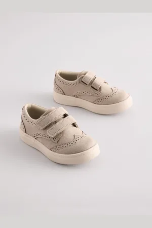 Next Standard Fit (F) Touch Fastening Brogues Shoes