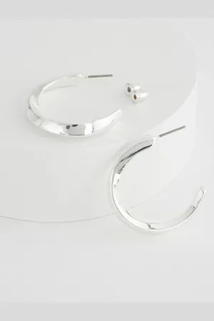 Next Tone Twist Hoop Earrings
