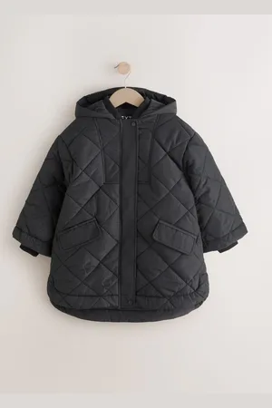 Next Shower Resistant Diamond Quilt Design with Rib Cuff Coat (3-16yrs)