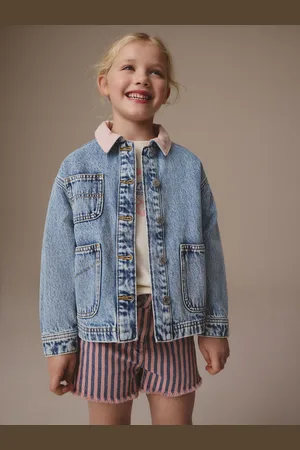 Next Denim Collared Shacket (3-16yrs)