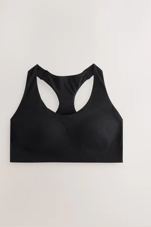 Next Active Sports Low Impact Dry Tech Ribbed Crop Bra