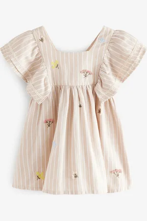 Next Stripe Angel Sleeve Summer Dress (3mths-8yrs)