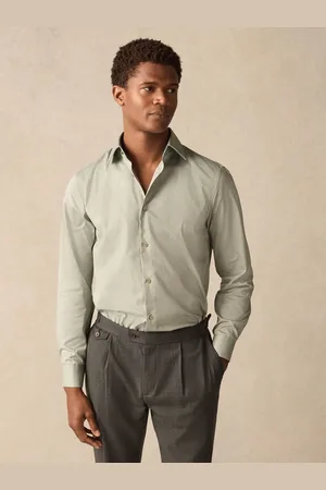 Next Dobby Regular Fit 100% Cotton Textured Shirt