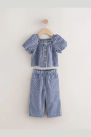 Next Gingham Trousers & Top Set (3mths-7yrs)
