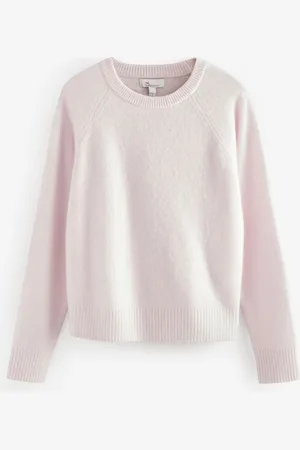 Next Blush Premium Soft Touch 100% Cashmere Knitted Jumper