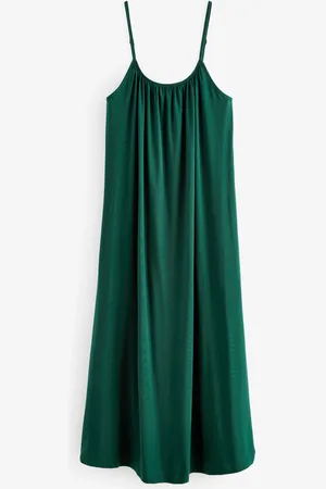 Next Emerald Jersey Midi Slip Dress