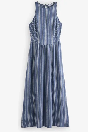 Next Striped Jersey Midi Dress