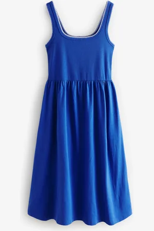 Next Cobalt Jersey Midi Summer Dress