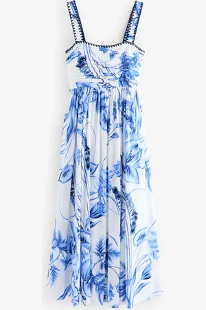 Next /Blue Midi Summer Dress