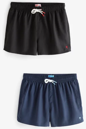 Next /Navy Blue Essential Swim Shorts 2 Pack
