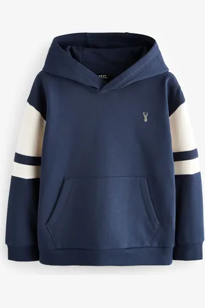 Next Blue/Cream Colourblock Hoodie (3-16yrs)