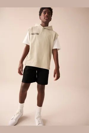 Next Stone/ Sub5cribe Sleeveless Hoodie Short Sleeve T-Shirt and Shorts Set 3 Piece (3-16yrs)