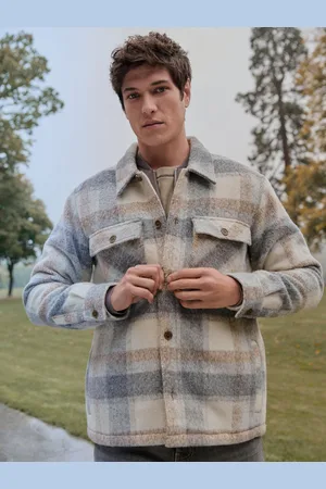 Next Light Borg Lined Check Shacket