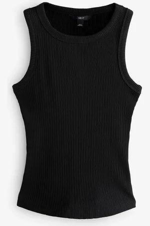 Next Ribbed Racer Tank Vest Sleeveless Top