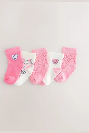 Next Face Baby Socks 5 Pack (0mths-2yrs)