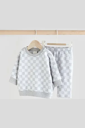 Next Checkerboard Baby 100% Cotton Top And Leggings Set