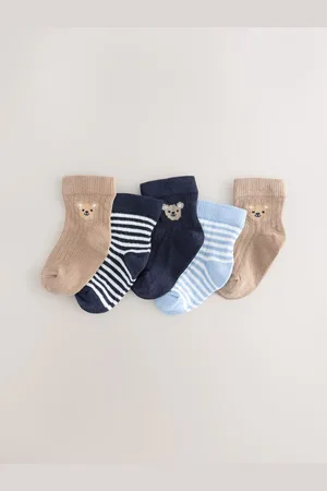 Next Bear Baby Socks 5 Pack (0mths-2yrs)