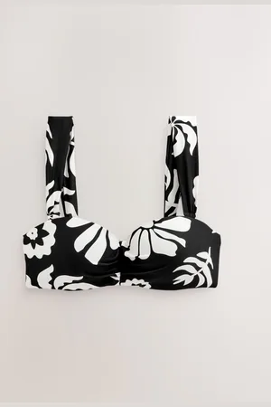 Next & White Wired Bandeau Bikini Top
