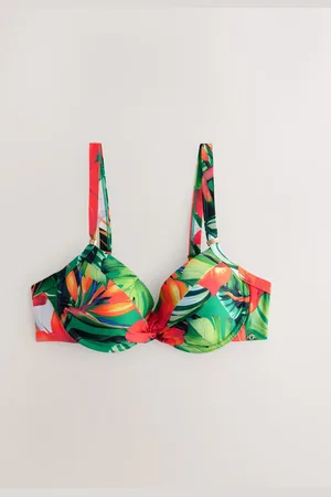 Next Red/ Tropical Shaping Padded Wired Bikini Top