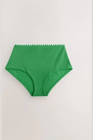 Next Pique High Waist Print Bikini Bottoms