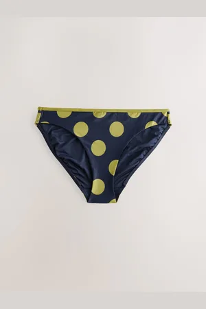 Next /Lime Spot High Leg Bikini Bottoms