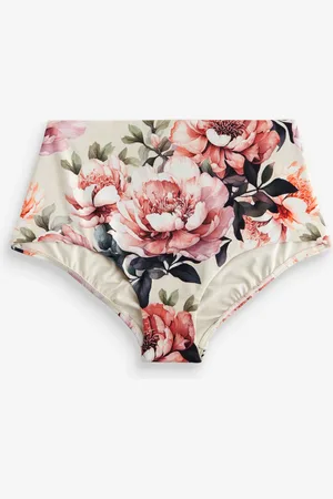 Next /Blush Floral High Waist High Waist Bikini Bottoms