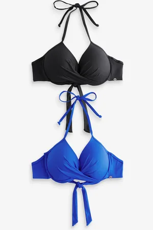 Next Blue/ Padded Wired Bikini Tops 2 Pack