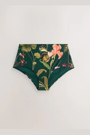 Next Floral High Waist Print Bikini Bottoms