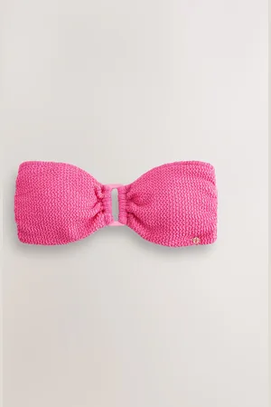 Next Crinkle Hardware Bandeau Bikini Top