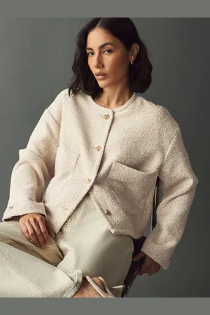 Next Boucle Collarless Jacket