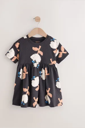 Next /White Short Sleeve Summer Dress (3mths-7yrs)