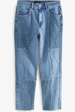 Next Patchwork Straight Jeans