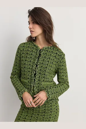 Next Lime Co-ord Smart Knitted Cardigan