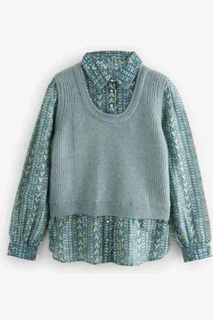 Next Chambray Knitted Tank