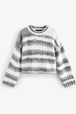 Next Spacedye Stripe Knitted Jumper
