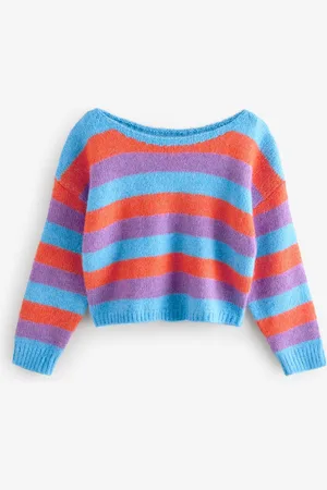 Next Soft Touch Bardot Off The Shoulder Knitted Jumper with Alpaca