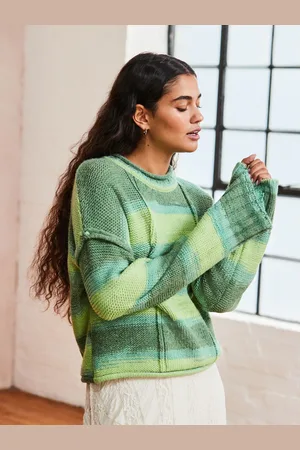 Next Bright Spacedye Stripe Knitted Jumper