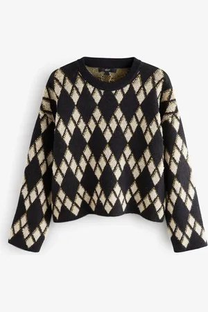 Next Argyle Pattern Knitted Jumper