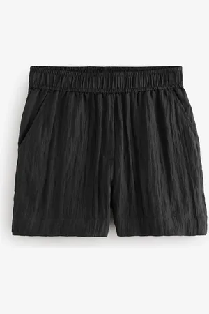 Next Textured Crinkle Elasticated Waist Shorts
