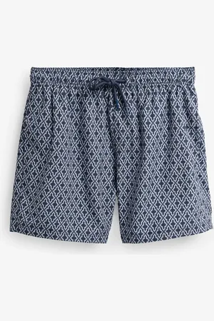 Next Geometric Tile Printed Swim Shorts