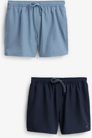 Next Slate Blue/ Blue Essential Swim Shorts 2 Pack
