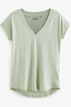 Next Sage V-Neck Cap Sleeve T-Shirt
