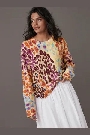 Next Animal Bright Soft Touch Pattern Knitted Cosy Crew Neck Jumper