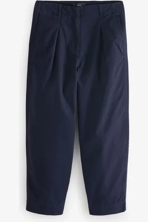 Next 100% Cotton Barrel Leg Chinos Trousers