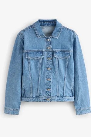 Next Mid Fuller Bust Denim Fitted Jacket