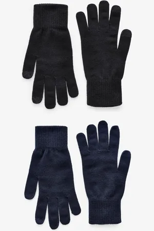 Next /Navy Blue Knitted Gloves 2 Pack