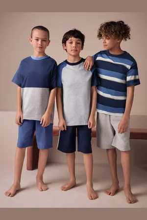 Next /Grey Short Pyjamas 3 Pack (3-16yrs)