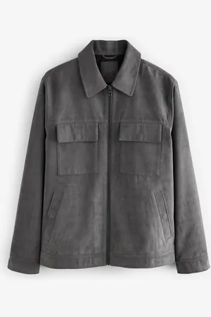 Next Faux Suede Zip Through Shacket