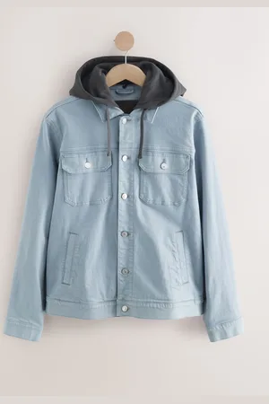 Next Light Hooded Denim Jacket